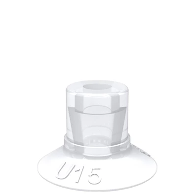 0200258派亚博吸盘Suction cup U15 Silicone FCM适用于搬运带平整或浅凹表面的工件-派亚博吸盘派亚博真空发生器