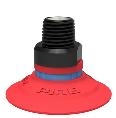 0101348派亚博吸盘Suction cup F30-2 Silicone,G1/8寸 male,with mesh filter and dual flow control valve-派亚博吸盘派亚博真空发生器