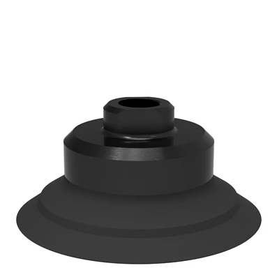3150051P派亚博吸盘Suction cup F50-2 Nitrile-PVC,1/8寸 NPSF female,with cone valve适用于硬纸板、钣金、玻璃和多孔材料等平坦工件-派亚博吸盘派亚博真空发生器