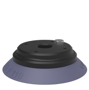 3150021T派亚博吸盘Suction cup F110 HNBR,G1/2寸 female Al,with mesh filter适用于硬纸板、钣金、玻璃和多孔材料等平坦工件-派亚博吸盘派亚博真空发生器