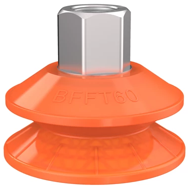 0222776派亚博吸盘编号Suction cup BFFT60P-2 Polyurethane 60/60/30 G3/8寸female with mesh filter 17 mm thread-派亚博真空发生器paib吸盘