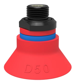 0101737派亚博吸盘Suction cup D50 Silicone, G3/8寸male, with mesh filter-派亚博吸盘派亚博真空发生器piab吸盘