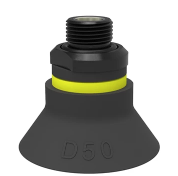 0101724派亚博吸盘Suction cup D50 Chloroprene, G3/8寸male, with mesh filter-派亚博吸盘派亚博真空发生器piab吸盘