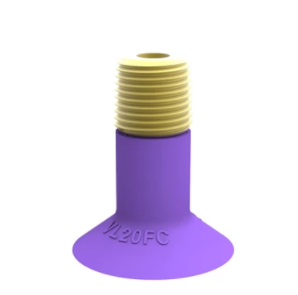 0202678派亚博吸盘Suction cup VL20FC, 1/8寸NPT-M5具有超高性价比，包含浅凹平面吸盘、波纹管吸盘以及长波纹管吸盘三种形状可选，是基础/标准工业应用的最佳选择。-派亚博吸盘派亚博真空发生器piab吸盘